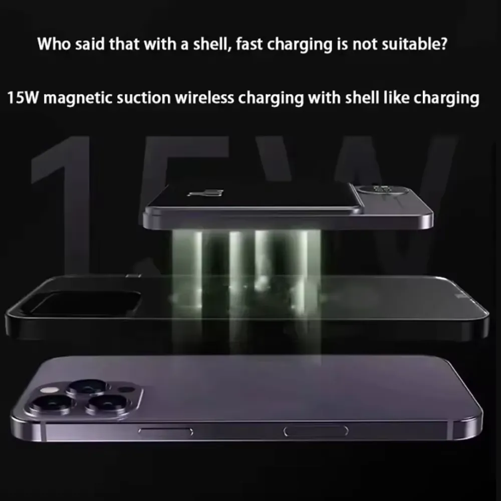 10000 mAh Magnetic Wireless Portable Power Bank Compatible with iPhone