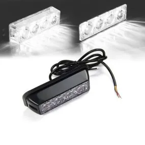 12-24v 4 LED Flashing Module White KM202-4 Bing Light