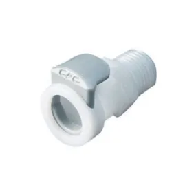 1/4 BSPT Non-Valved  Acetal (POM) Coupling Body