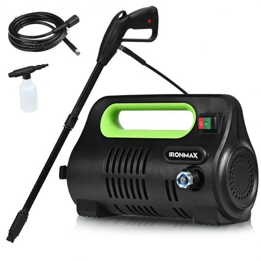 1800 PSI Portable Electric High Pressure Washer 1.96 GPM 1800 W-Green