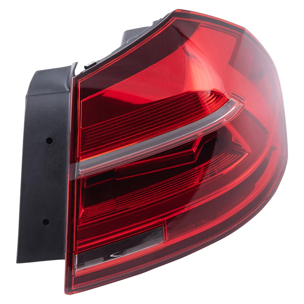 2016-2017 Volkswagen Passat With LED Headlights Built To 7/3/2016 LED Combination Tail Light Assembly Body Mounted Set LH RH