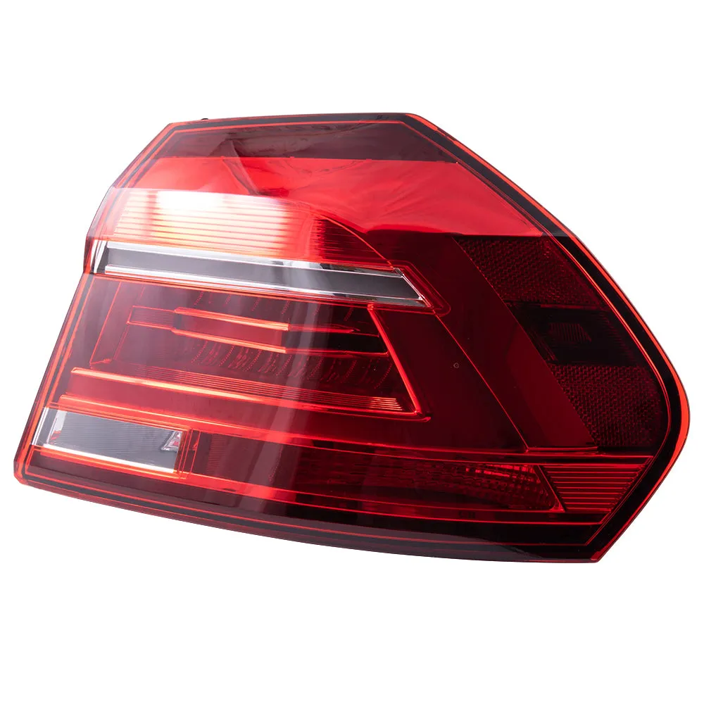 2016-2017 Volkswagen Passat With LED Headlights Built To 7/3/2016 LED Combination Tail Light Assembly Body Mounted Set LH RH