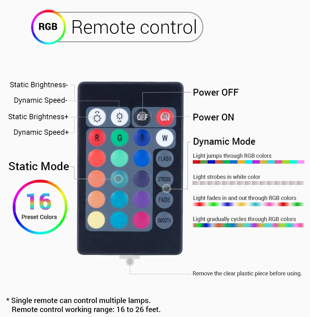 24-inch RGB LED Coffee Table