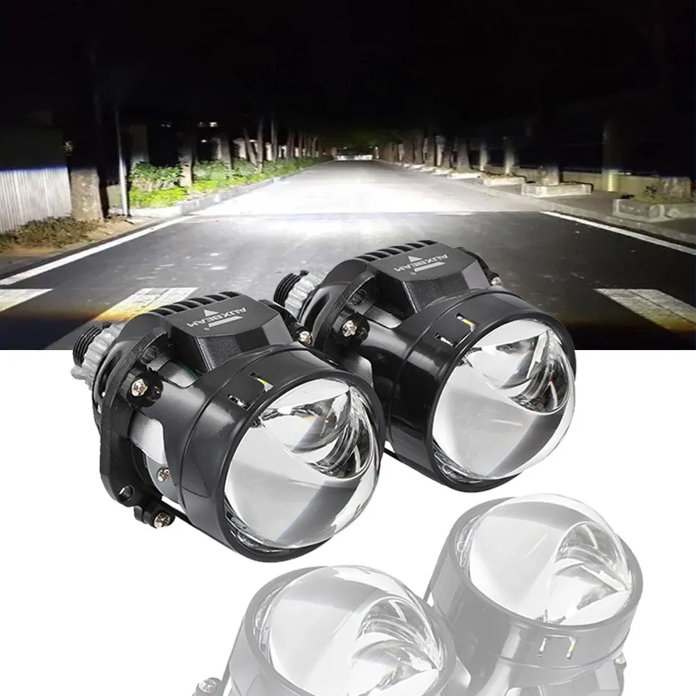 2.5 Inch 88W 6000k Hyperboloid Bi-Led Matrix Laser Projector Lens Headlight