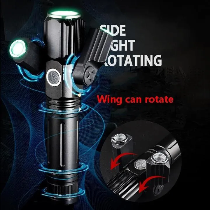 3 Head Magnetic Flashlight