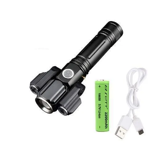 3 Head Magnetic Flashlight