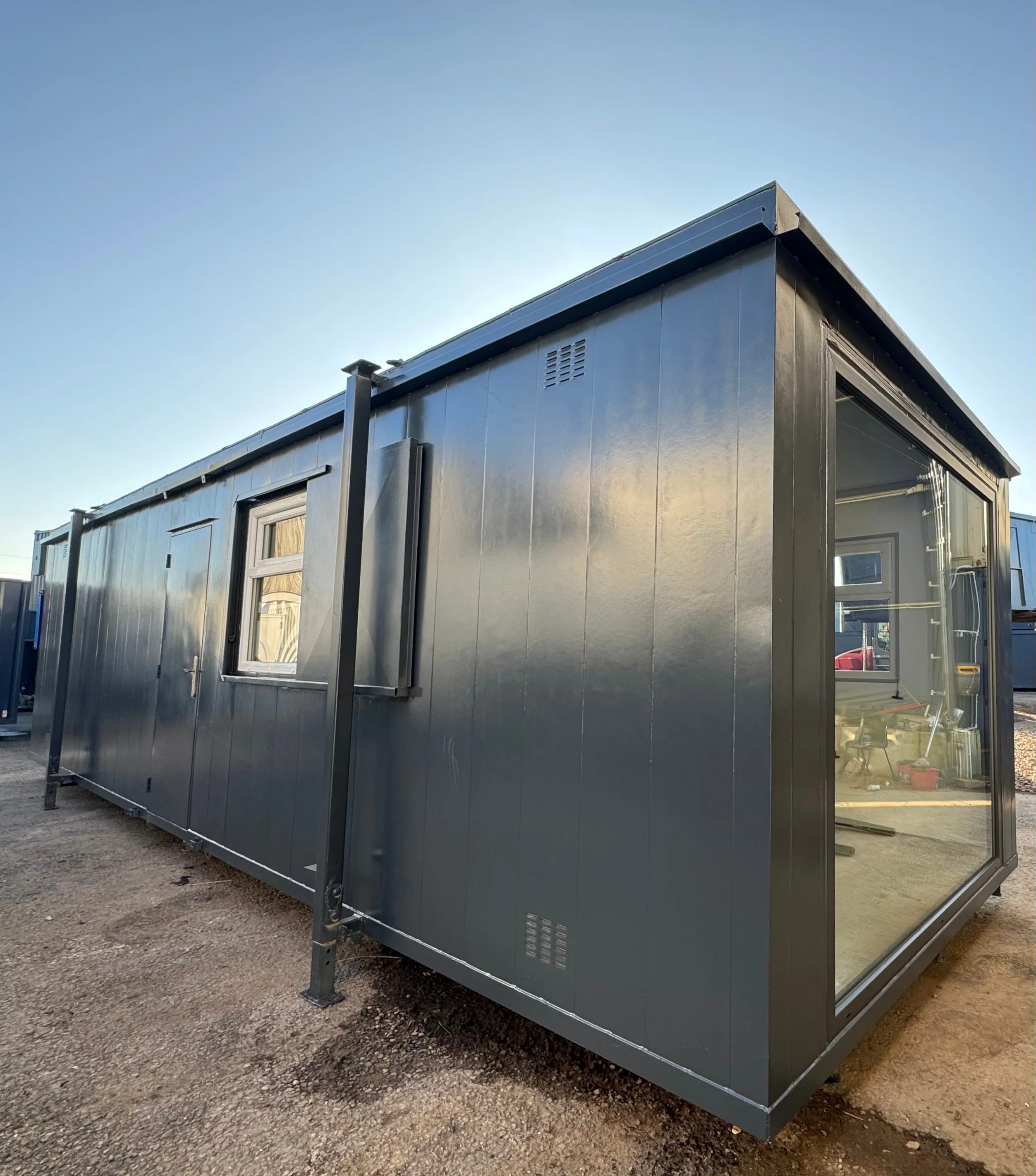 32x10ft Cabin | CUSTOM |Open Plan | Office / Canteen | Picture Window | Portable Building | No 1074