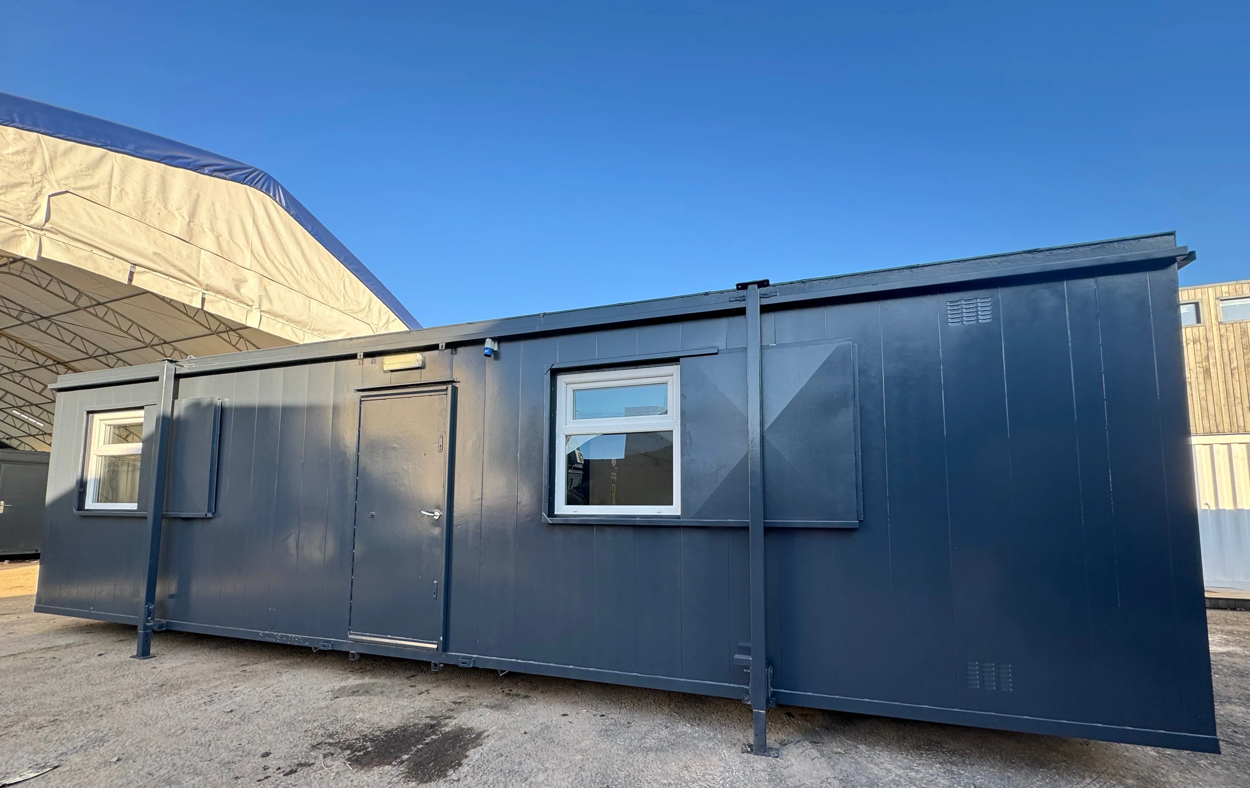 32x10ft Cabin | CUSTOM |Open Plan | Office / Canteen | Picture Window | Portable Building | No 1074