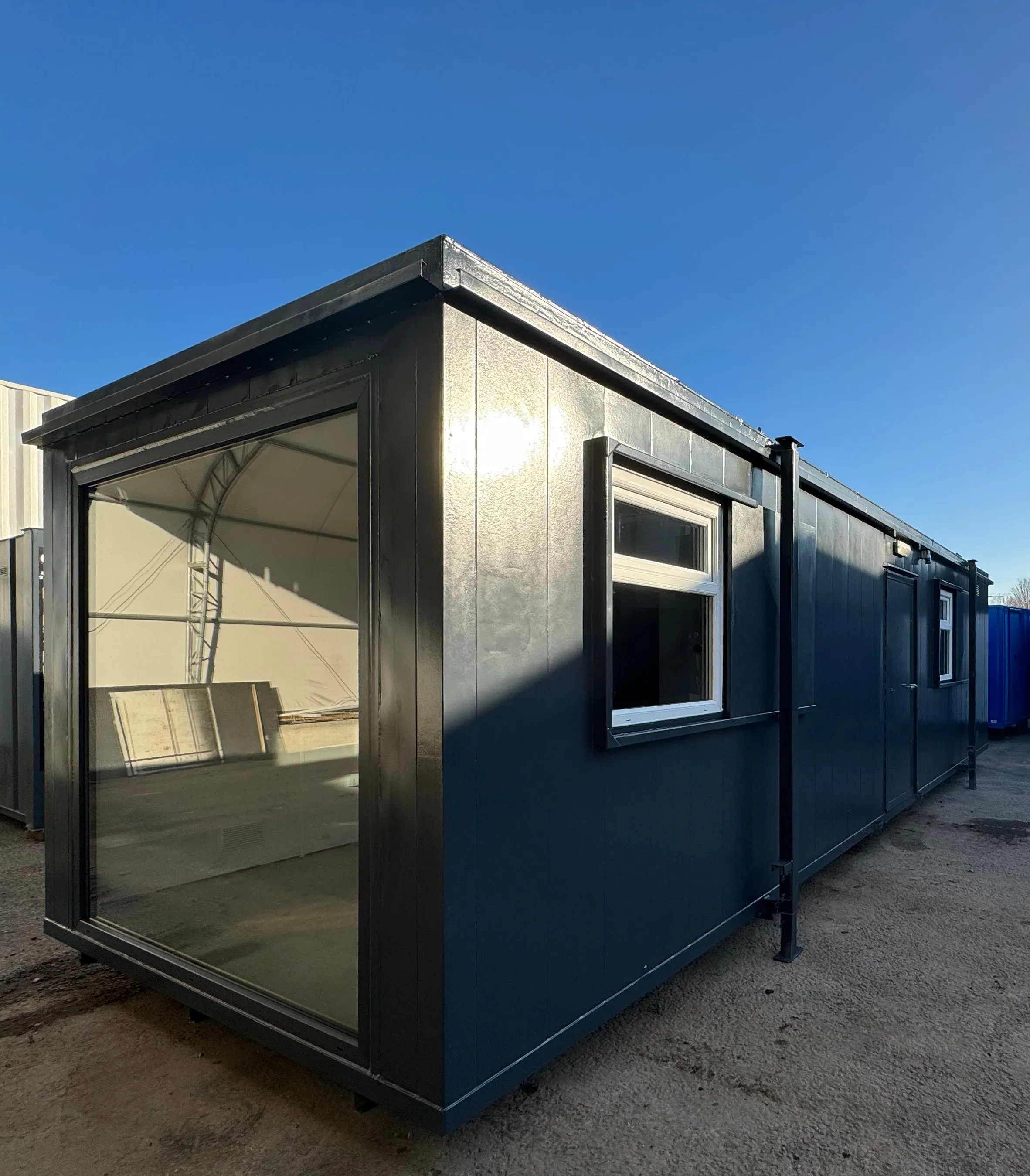 32x10ft Cabin | CUSTOM |Open Plan | Office / Canteen | Picture Window | Portable Building | No 1074