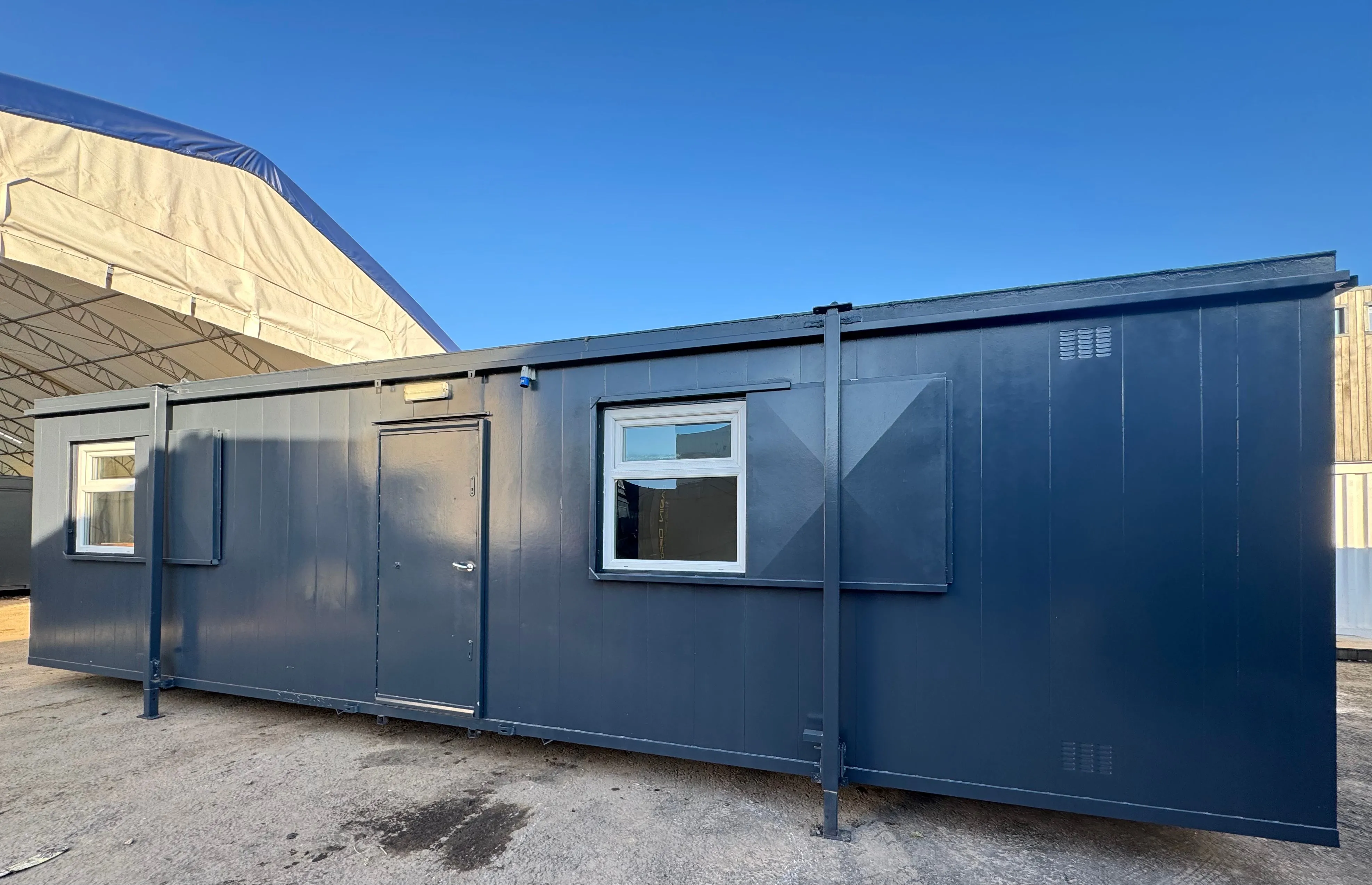 32x10ft Cabin | CUSTOM |Open Plan | Office / Canteen | Picture Window | Portable Building | No 1074