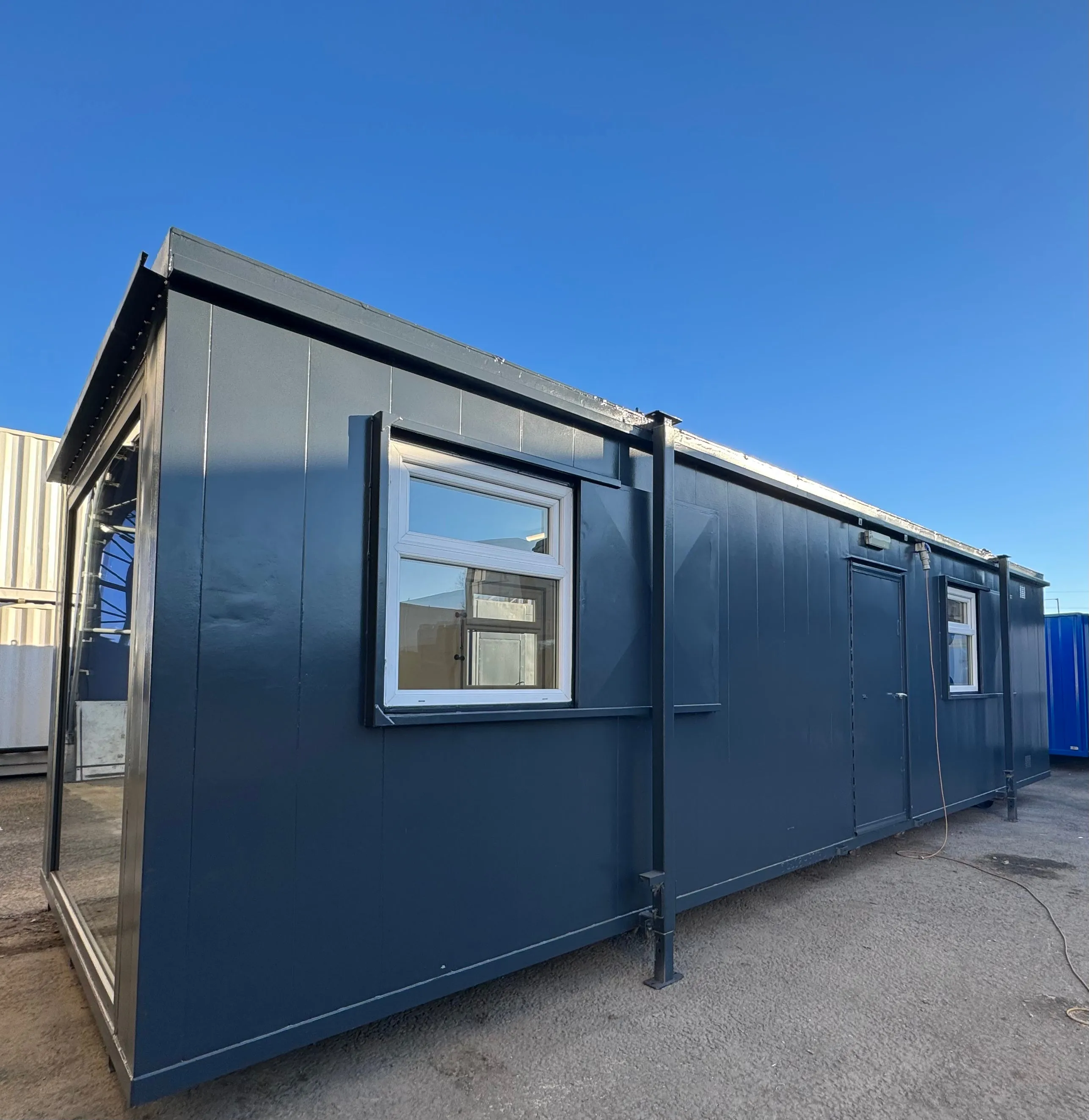 32x10ft Cabin | CUSTOM |Open Plan | Office / Canteen | Picture Window | Portable Building | No 1074