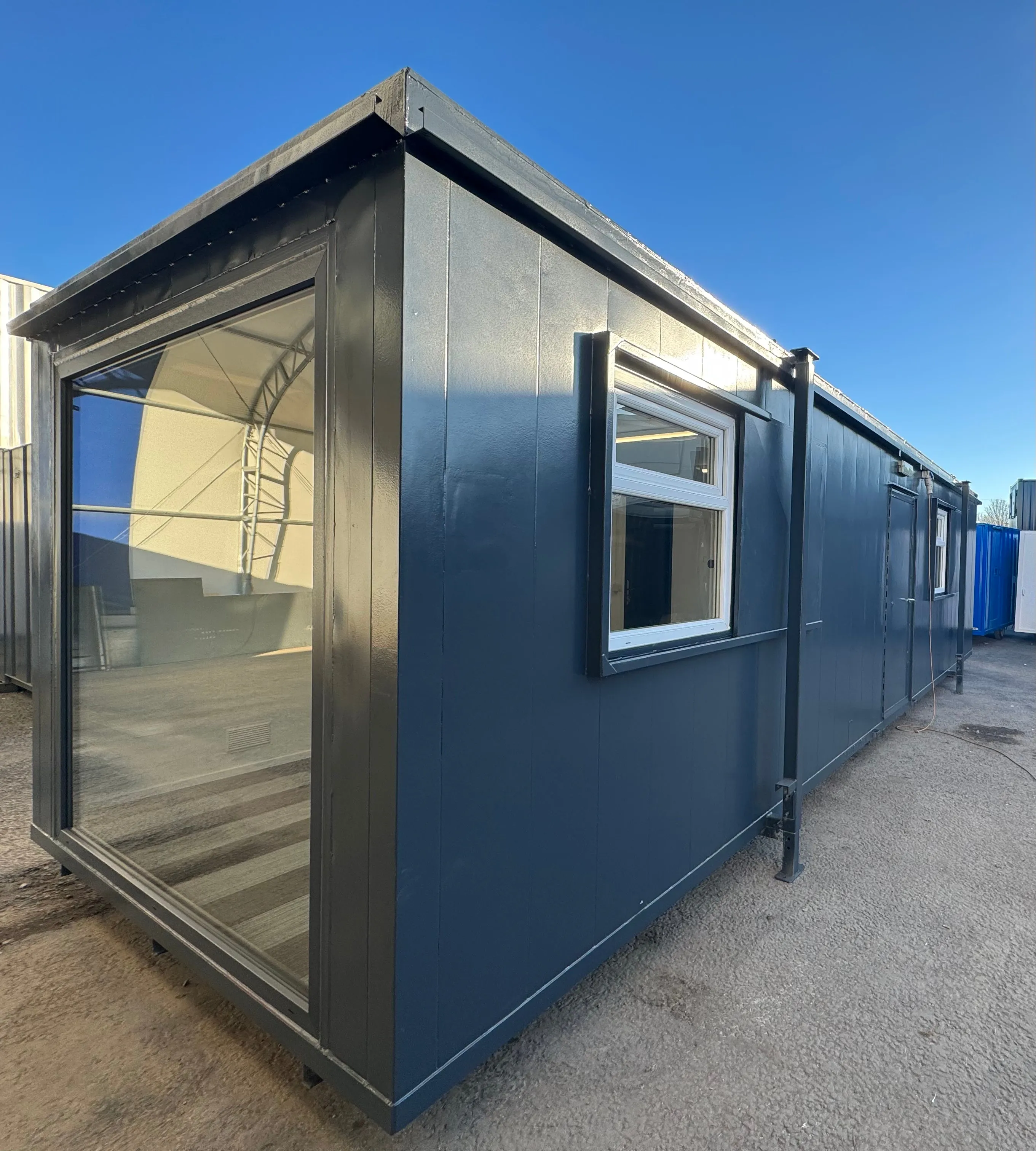 32x10ft Cabin | CUSTOM |Open Plan | Office / Canteen | Picture Window | Portable Building | No 1074