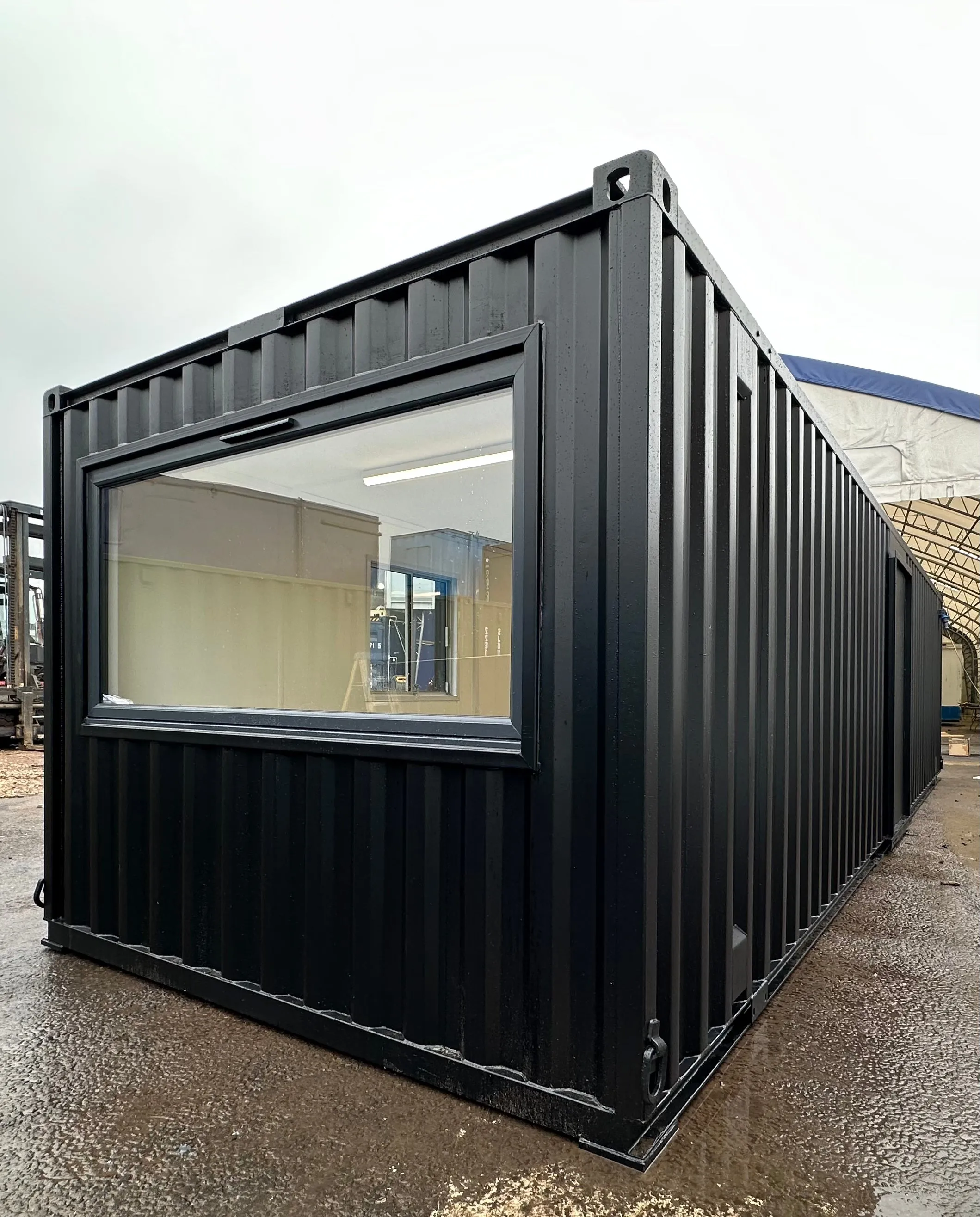 32x10ft Cabin | CUSTOM | Open Plan | Office  / Canteen | Picture Window | Portable Building | No 1116