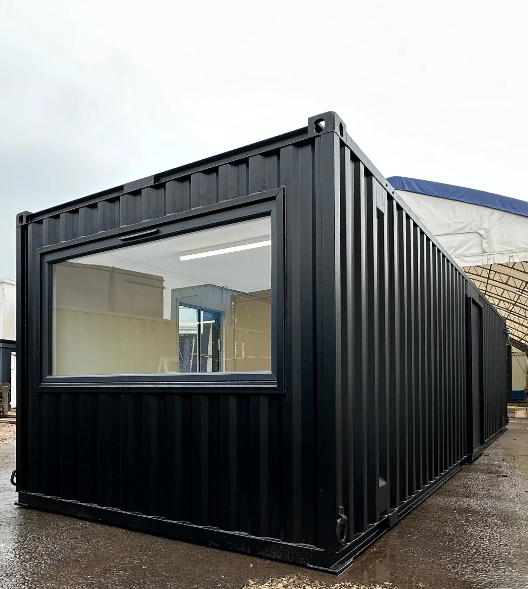 32x10ft Cabin | CUSTOM | Open Plan | Office  / Canteen | Picture Window | Portable Building | No 1116