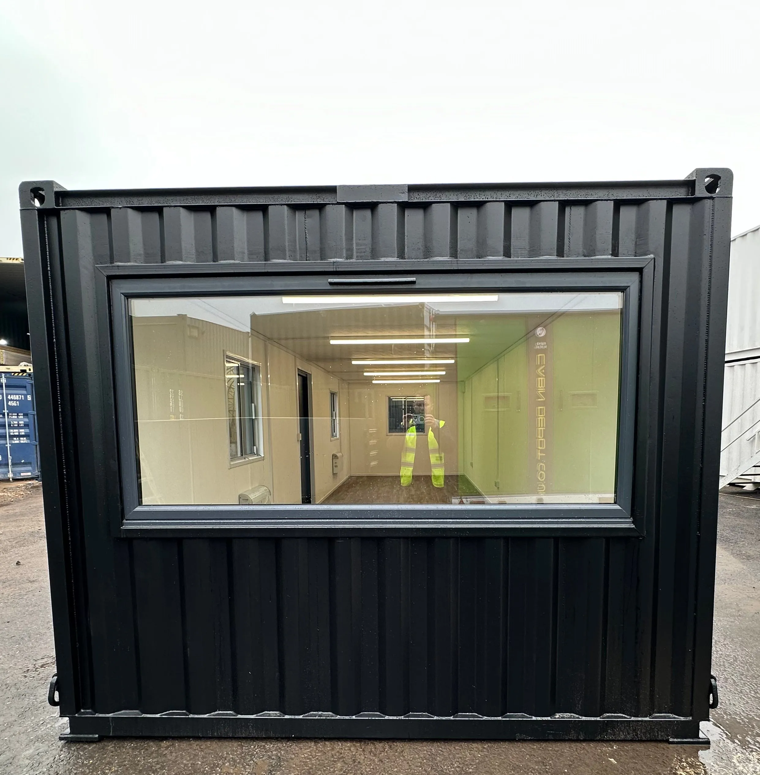 32x10ft Cabin | CUSTOM | Open Plan | Office  / Canteen | Picture Window | Portable Building | No 1116