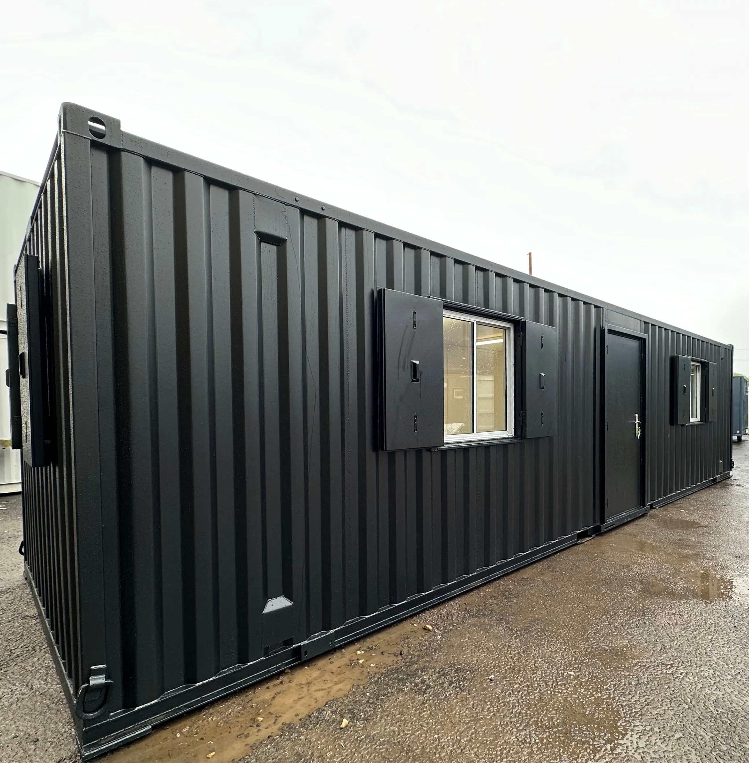 32x10ft Cabin | CUSTOM | Open Plan | Office  / Canteen | Picture Window | Portable Building | No 1116