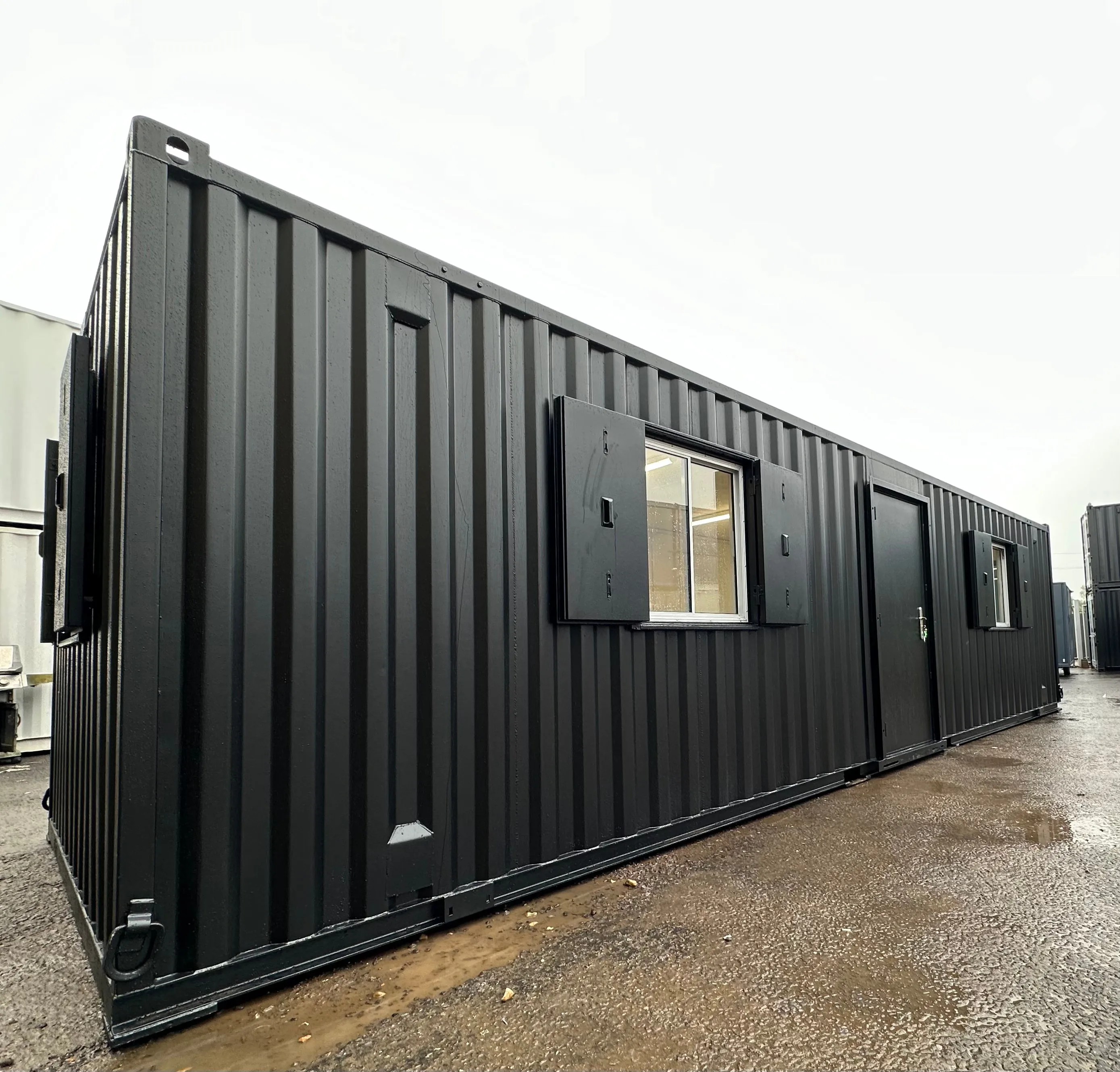 32x10ft Cabin | CUSTOM | Open Plan | Office  / Canteen | Picture Window | Portable Building | No 1116