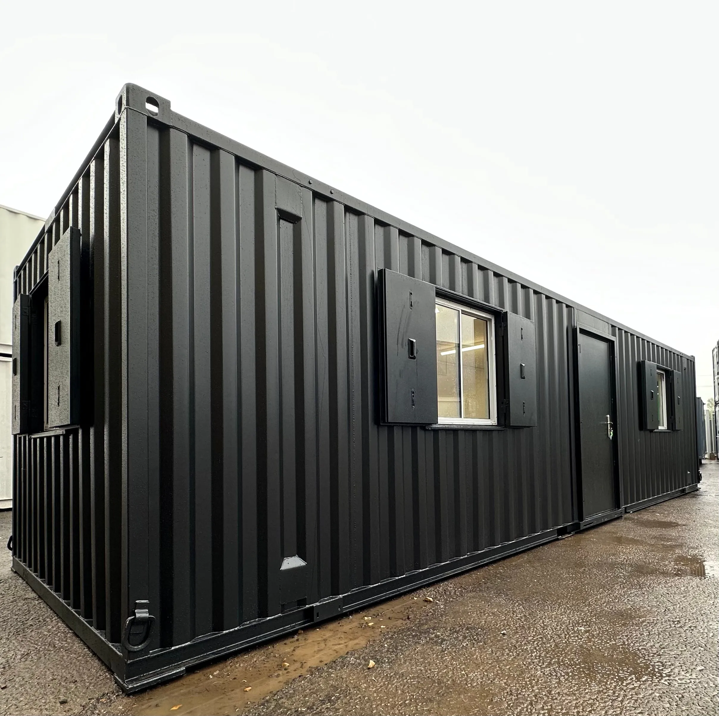 32x10ft Cabin | CUSTOM | Open Plan | Office  / Canteen | Picture Window | Portable Building | No 1116