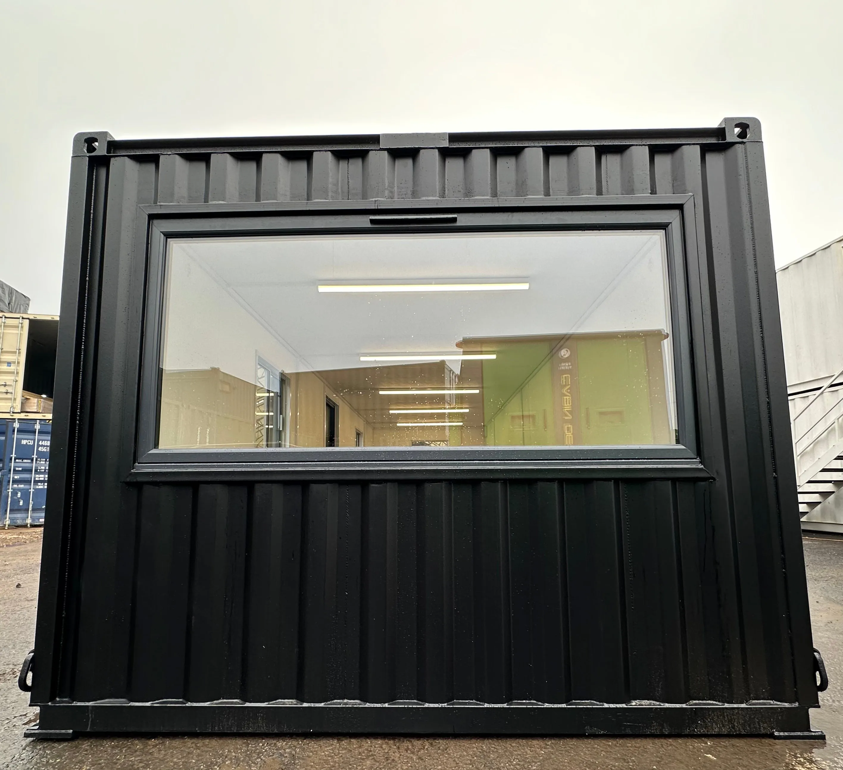 32x10ft Cabin | CUSTOM | Open Plan | Office  / Canteen | Picture Window | Portable Building | No 1116