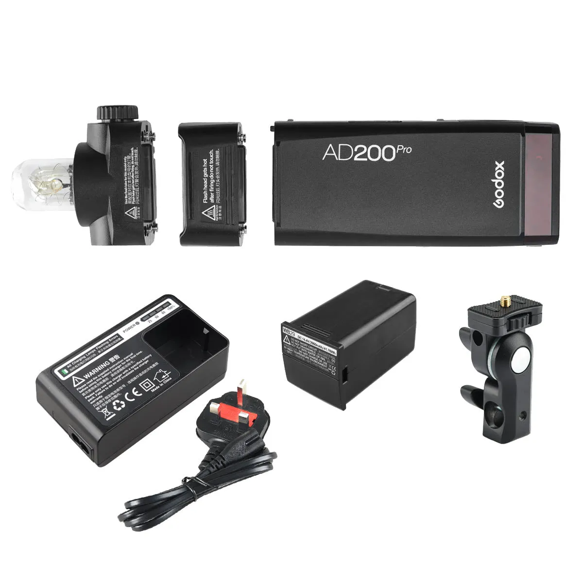 AD200PRO Portable Battery Flash with Reflector On-Location