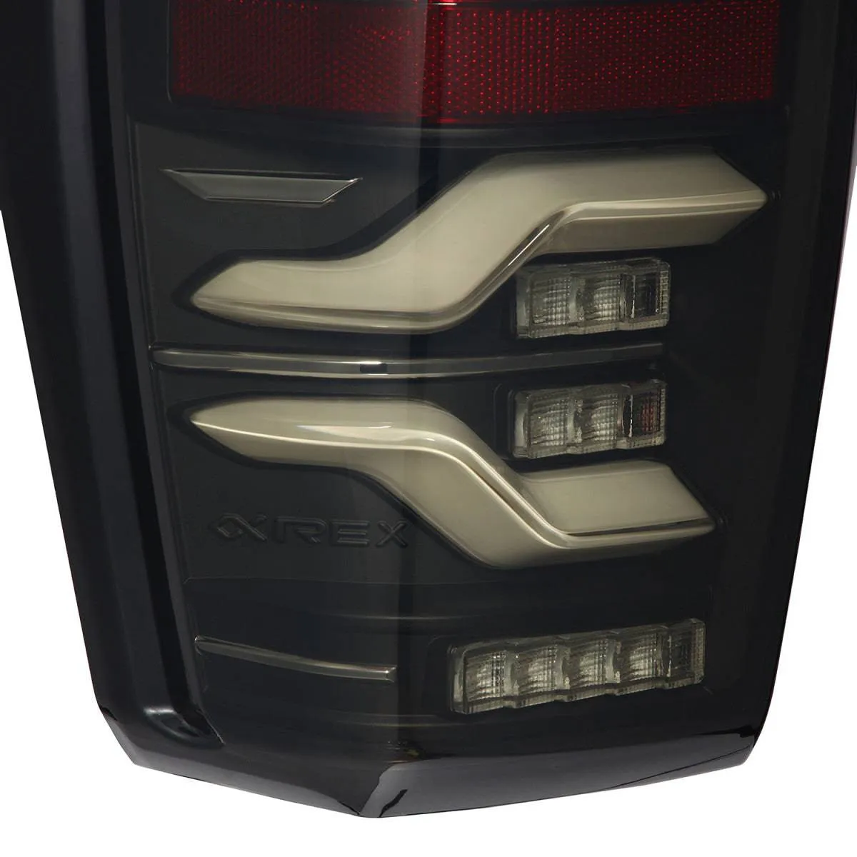 AlphaRex LUXX-Series Sequential Black LED Tail Lights | 2016-2023 Toyota Tacoma (680090)