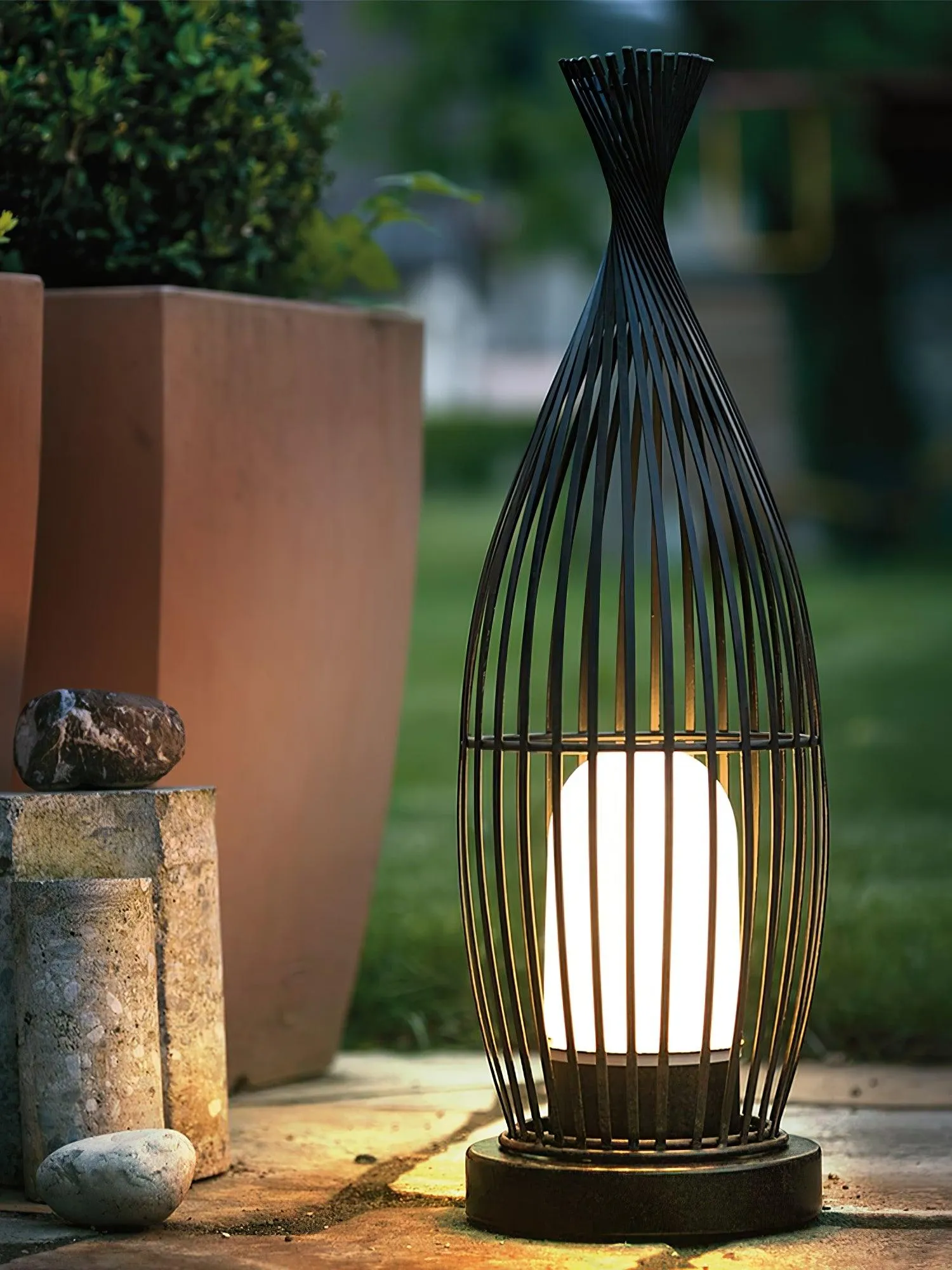 Aurora Orbis Lantern Outdoor Light