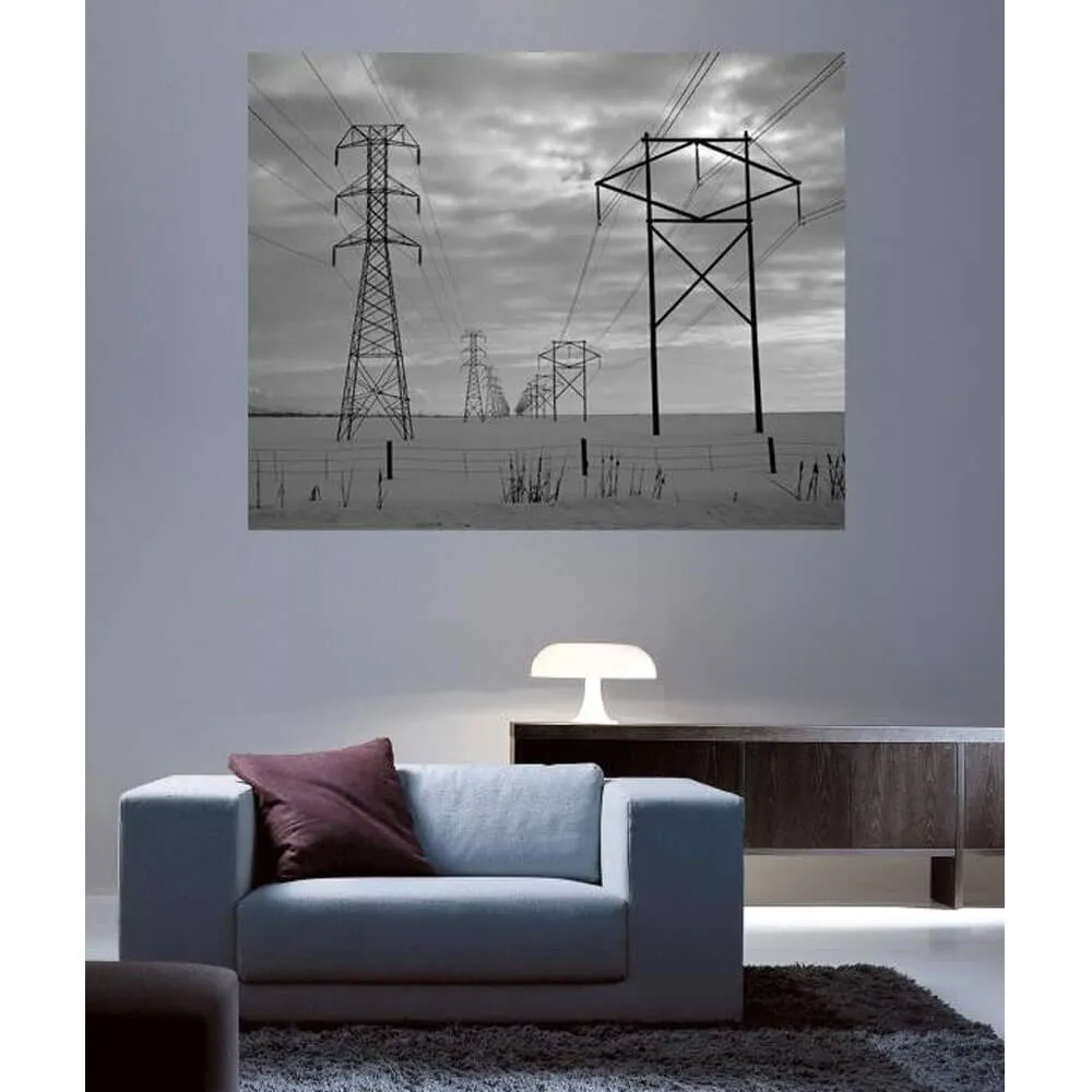 Batie Power Lines Gloss Poster (4 Sizes Available)