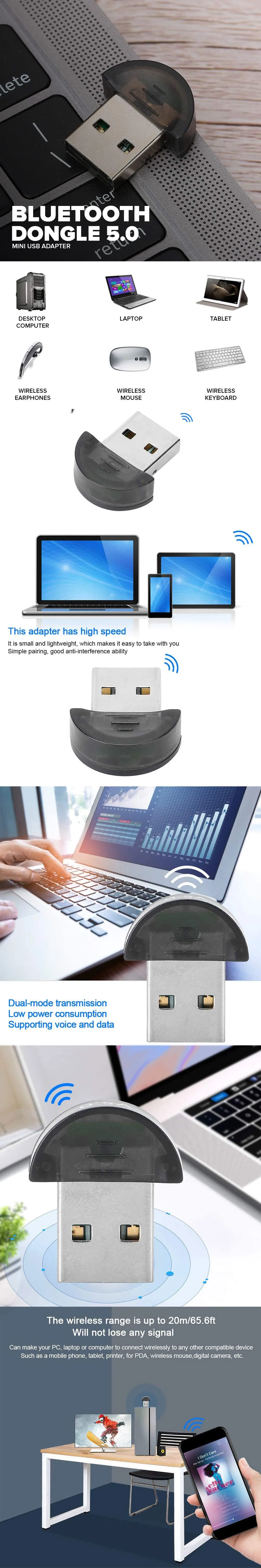 Bluetooth Dongle 5.0 Mini USB Adapter