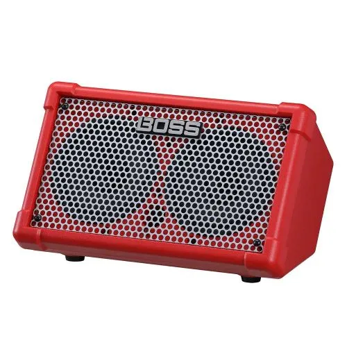 Boss CUBE Street II Battery-Powered Stereo Amplifier in Red CUBEST2R