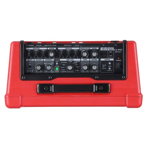 Boss CUBE Street II Battery-Powered Stereo Amplifier in Red CUBEST2R