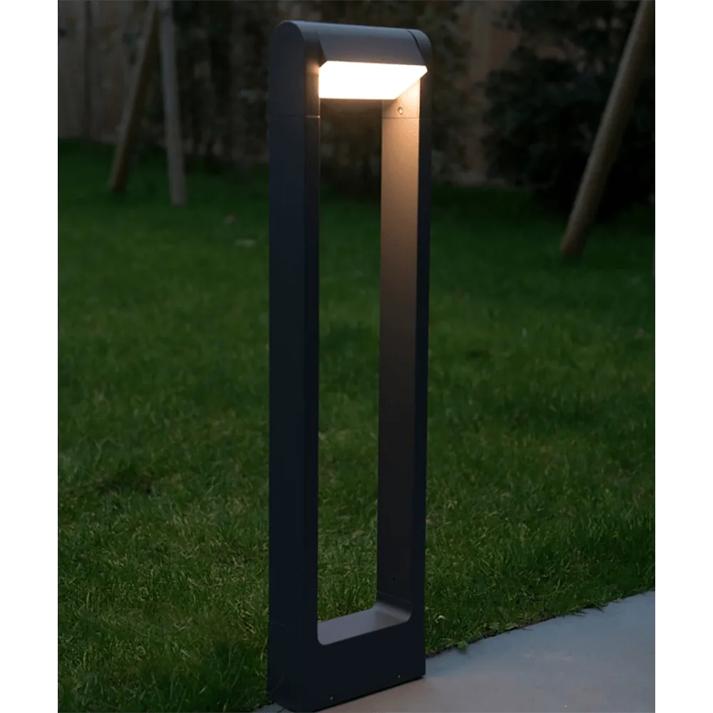 CDPA56 Path Light 8W Low Voltage LED Rectangular Adjustable Bollard Landscape Pathway Lighting