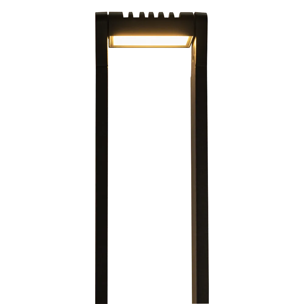 CDPA56 Path Light 8W Low Voltage LED Rectangular Adjustable Bollard Landscape Pathway Lighting