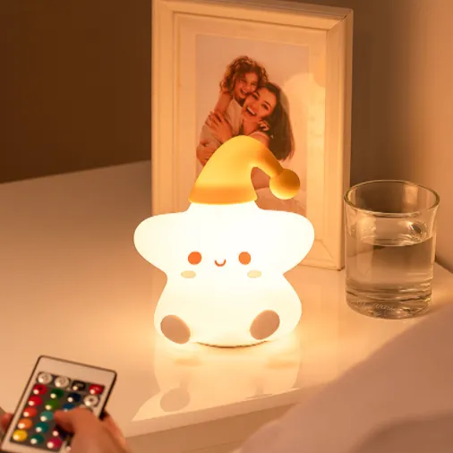 Cute Stars LED Night Light Baby Sleeping Lamp