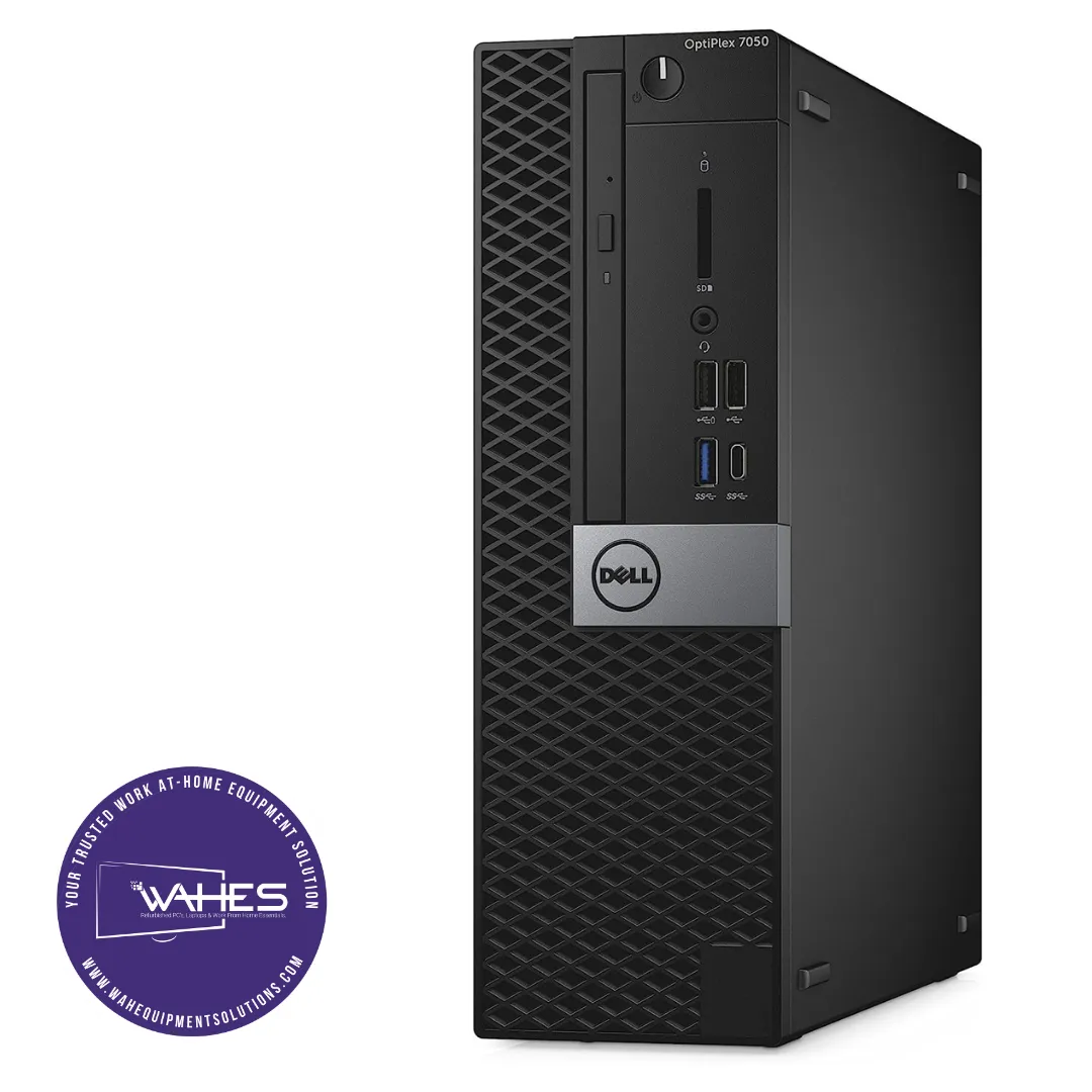 Dell Optiplex 7050 Refurbished GRADE A Desktop CPU Tower ( Microsoft Office and Accessories):  Intel i5-7th Gen's|8gb ram| 128GB SSD |w/ USB-C Port|Arise Work from Home Ready