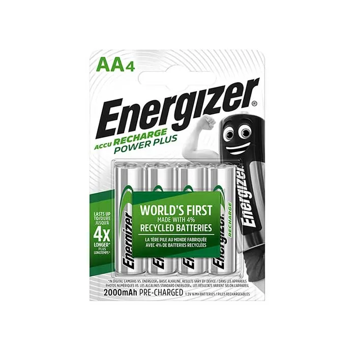 Energizer AA Batteries - Rechargeable - 4 Pack