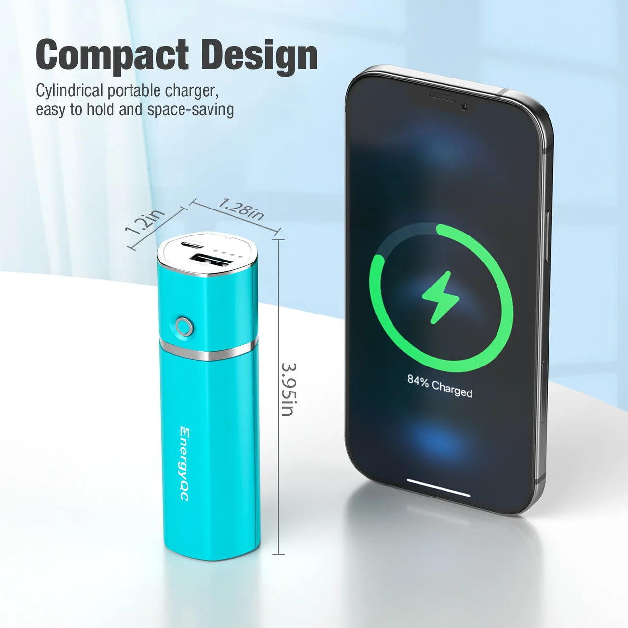 EnergyQC Slim 2 5000mAh Portable Charger