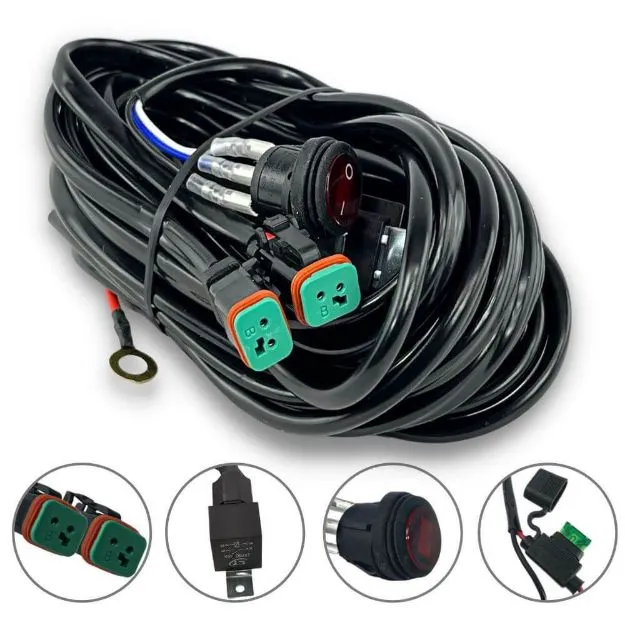 Extreme LED Wiring Harness to Control 2 Lights (DT)