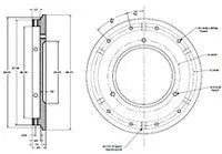 Flat Pier Plate for 8" ATS and other non-Astro-Physics piers (119FP)