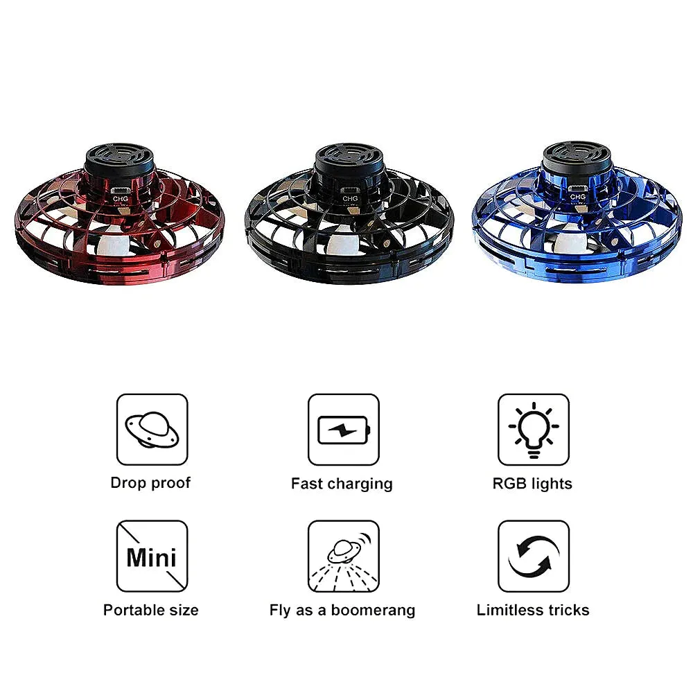 Flying Fidget Spinner Drone Ball UFO