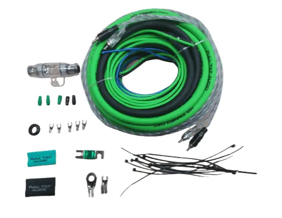 Full Tilt 4 Gauge Amplifier Wiring Kit - Multiple Colors