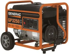 Generac Gp Series Portable Generator' 3250 Watt' Gas