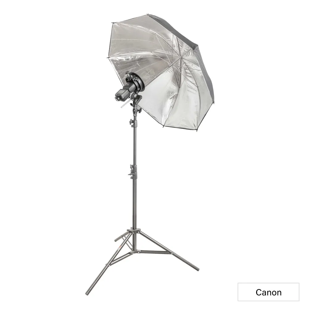 GIO1 Speedlite Black/Silver Bounce Umbrella Kit