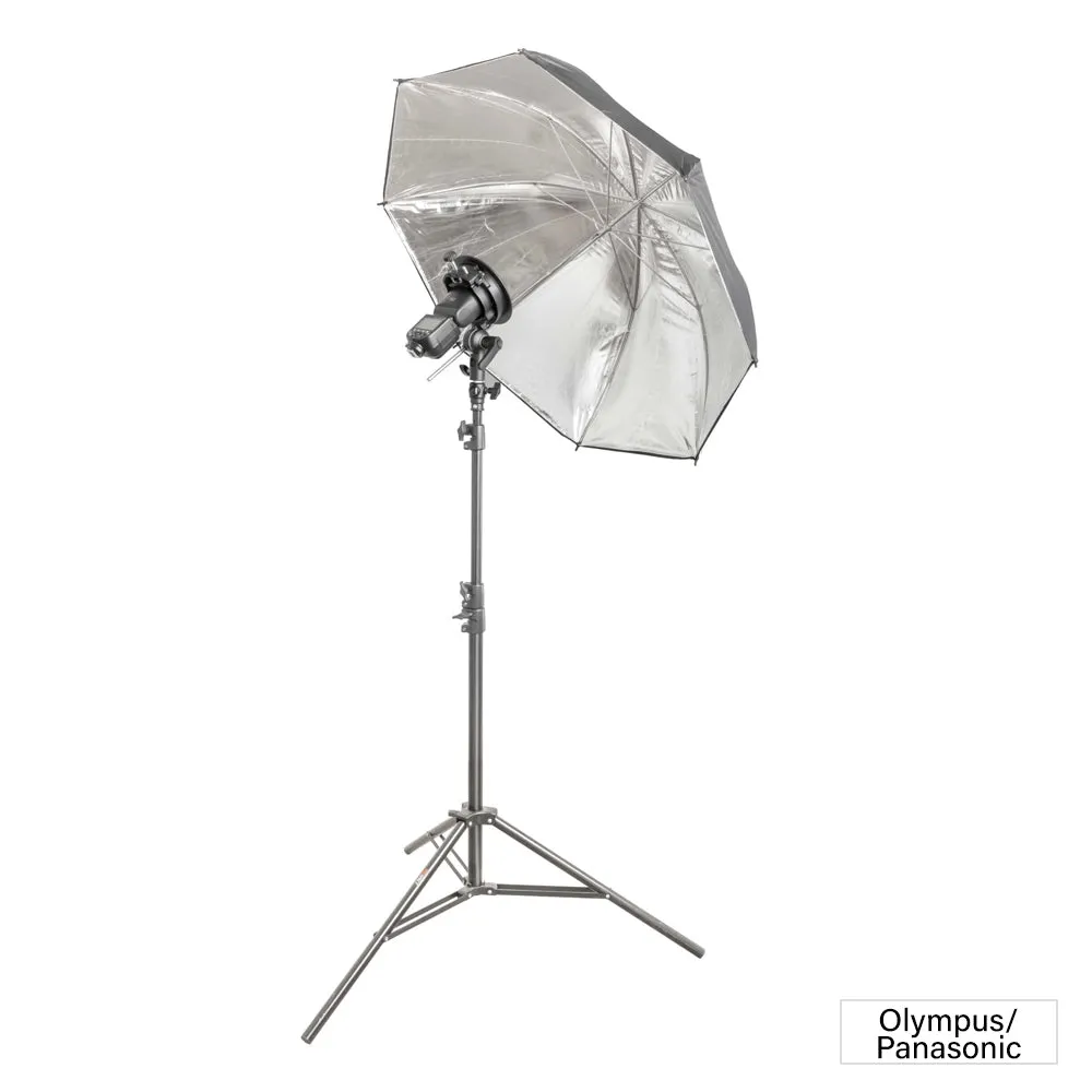 GIO1 Speedlite Black/Silver Bounce Umbrella Kit