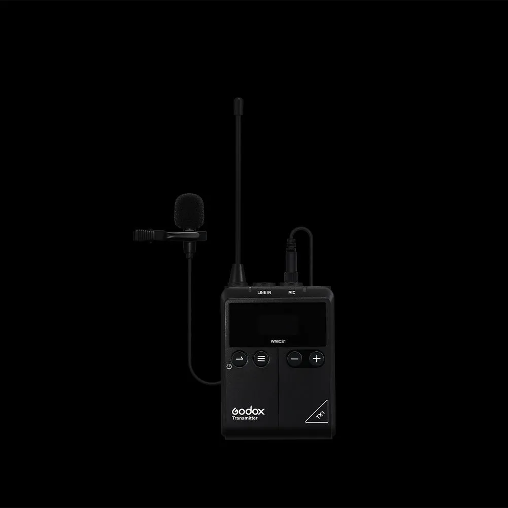 Godox WMicS1 Dual Kit UHF Wireless Microphone System (DEMO STOCK)