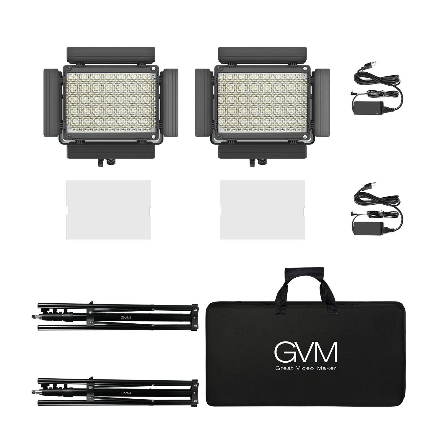 GVM-1000D 45W Bi-Color & RGB Video Light