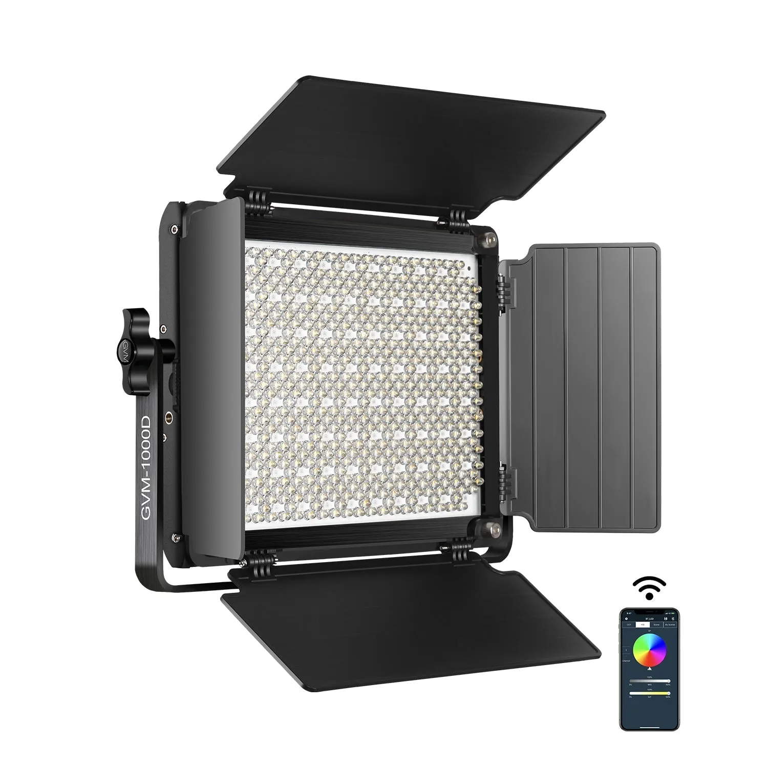 GVM-1000D 45W Bi-Color & RGB Video Light