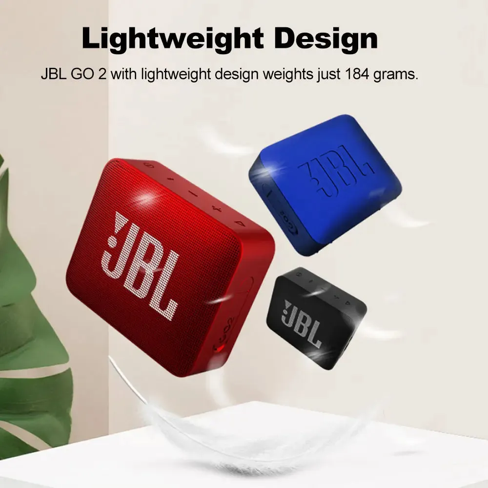 IPX7 Waterproof Wireless Portable JBL GO2 Bluetooth Speaker-Wireless Portable Speaker