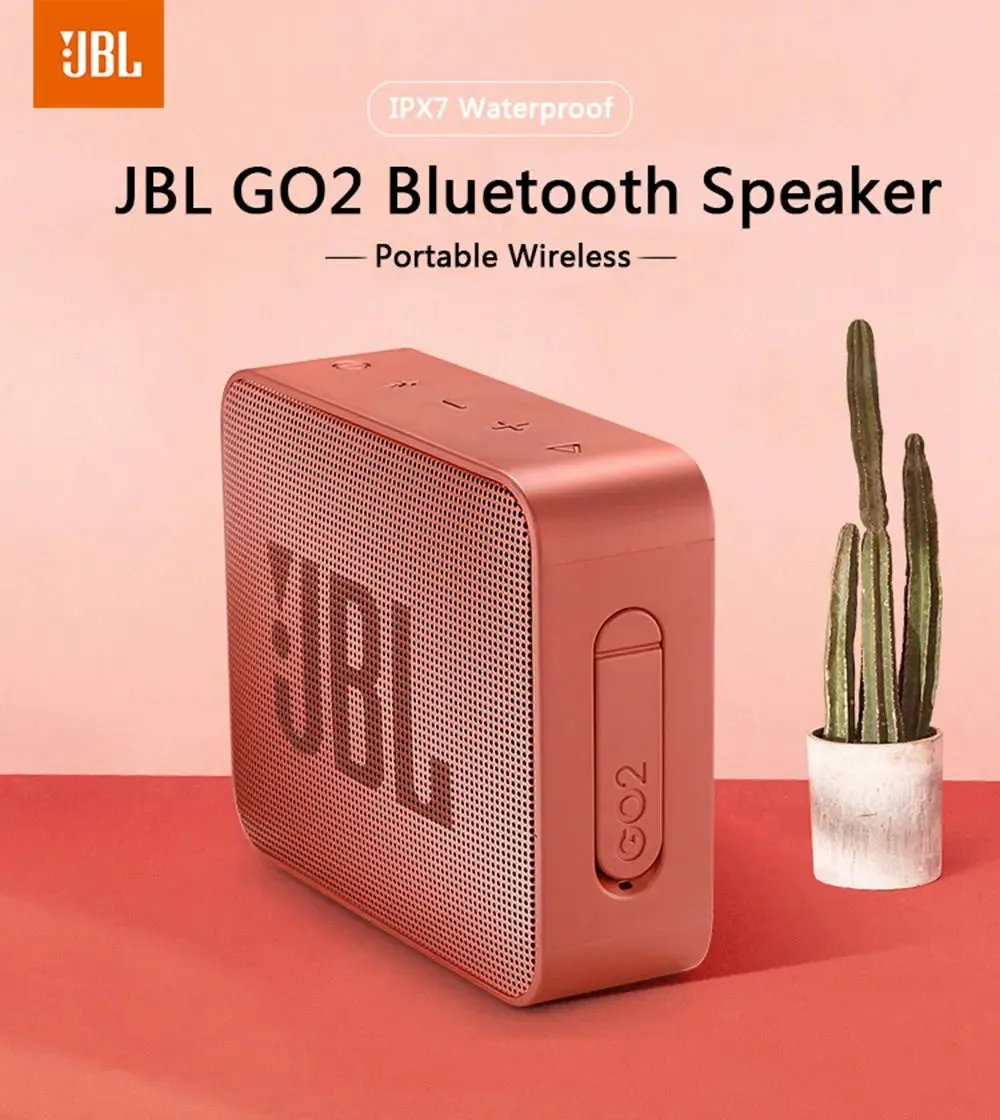 IPX7 Waterproof Wireless Portable JBL GO2 Bluetooth Speaker-Wireless Portable Speaker