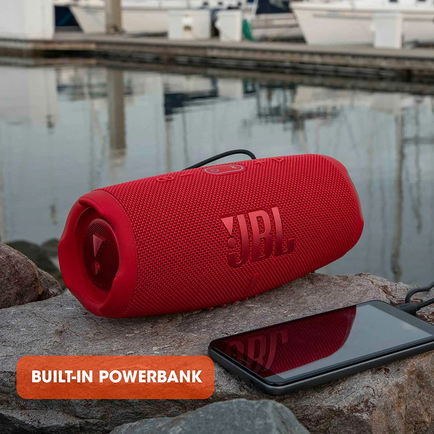 JBL Charge 5 - Portable Bluetooth Speaker with IP67 Waterproof