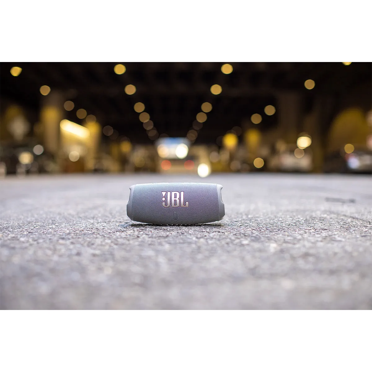 JBL Charge 5 Portable Waterproof Bluetooth Speaker with Powerbank (Gray)